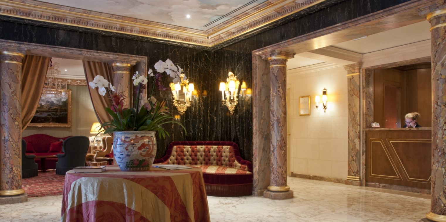 VPH The Marble Lobby and the Front Desk - Crop